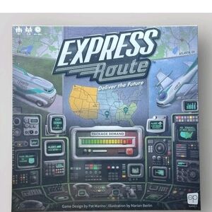 Green and Blue Puzzle‎ Game Express Route